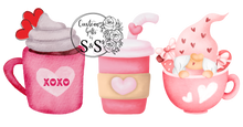 Load image into Gallery viewer, XOXO VALENTINE COFFEE HTV PRINT