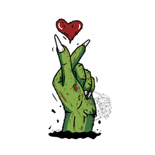 Load image into Gallery viewer, Extracted Corazón HEAT TRANSFER PRINT (pocket size)