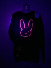 Load image into Gallery viewer, PINK- Glow in the dark Bad bunny Crewneck