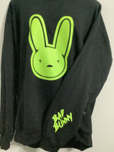 Load image into Gallery viewer, GREEN Glow in the dark-Bad bunny Crewneck