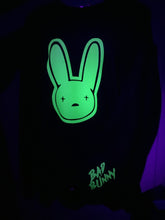 Load image into Gallery viewer, GREEN Glow in the dark-Bad bunny Crewneck