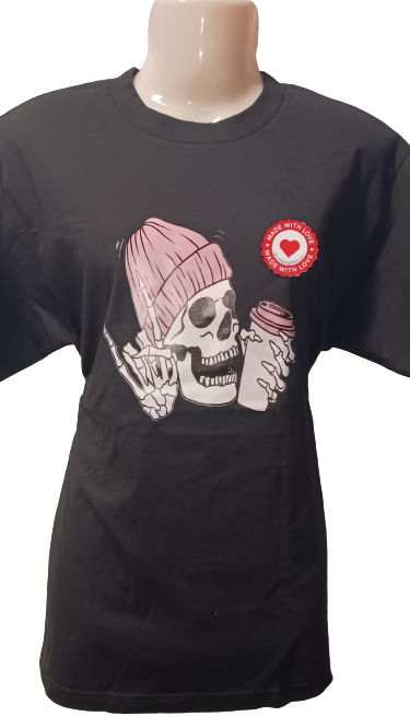 Hot Coffee Skully T-Shirt