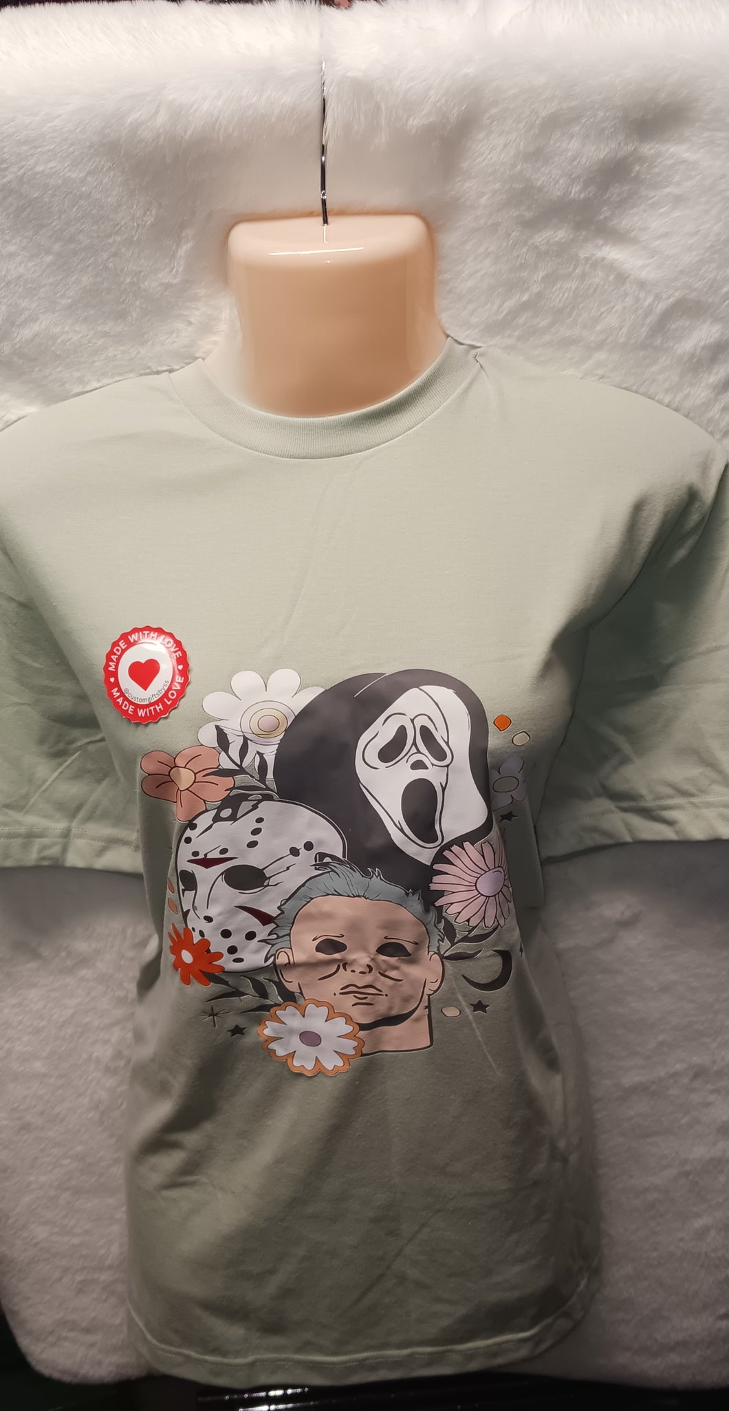 Scream, Michael -Flowers T-Shirt