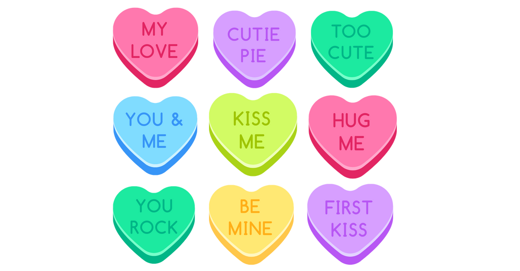 Conversation Heart HTV PRINT