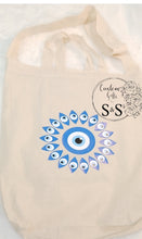 Load image into Gallery viewer, Evil Eye Tote Bag
