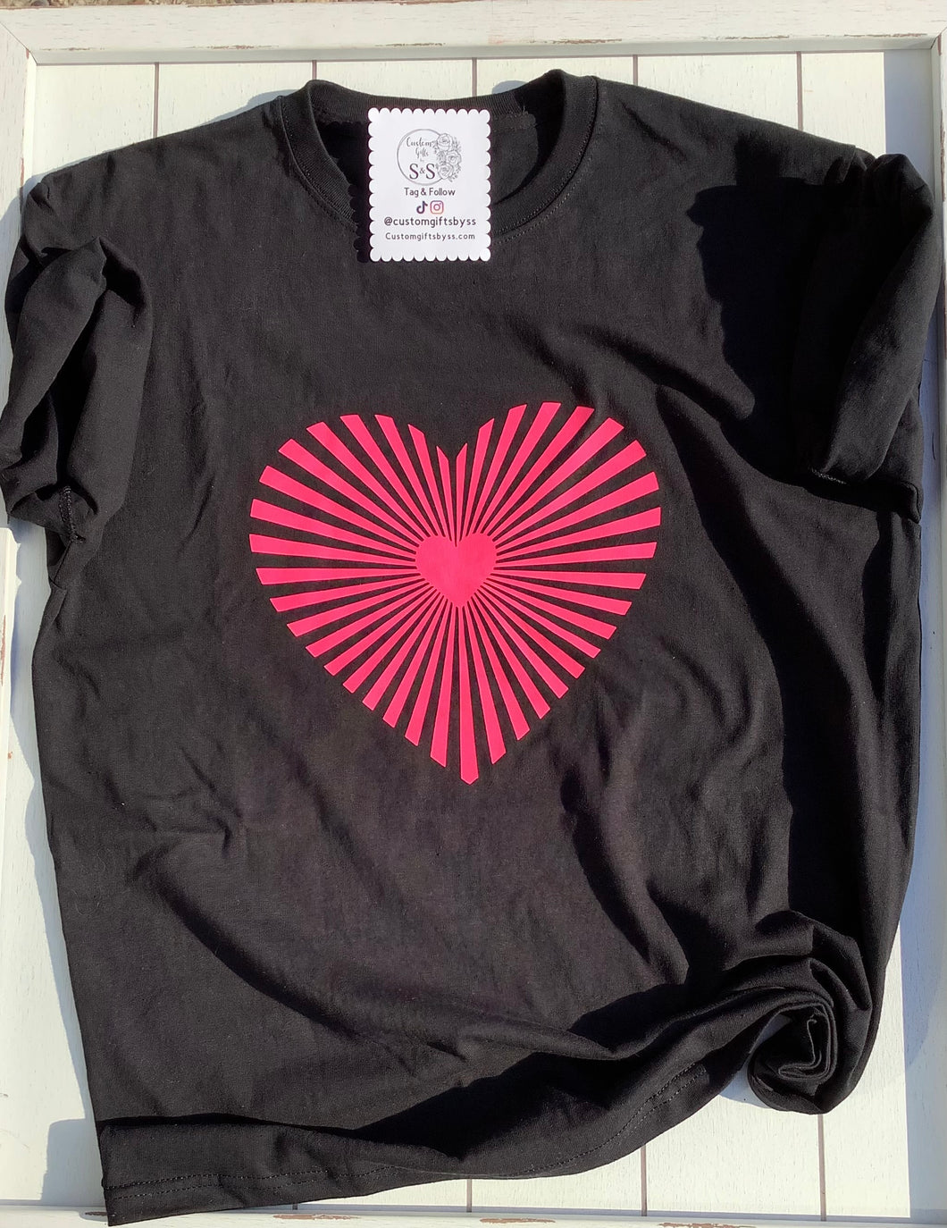 3D Heart T-shirt